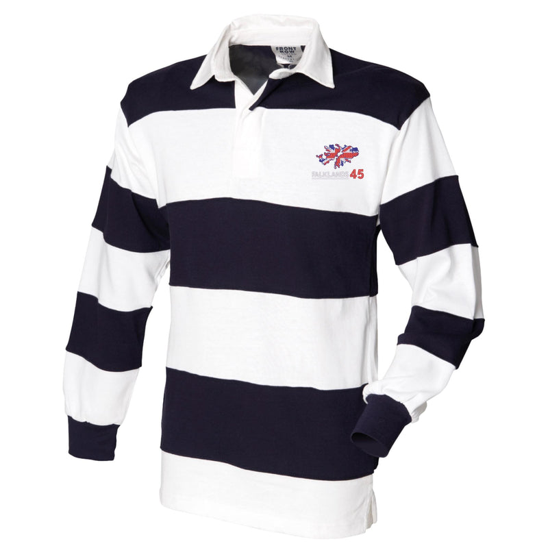 Falklands 45th Anniversary Front Row Long Sleeve Rugby Shirt