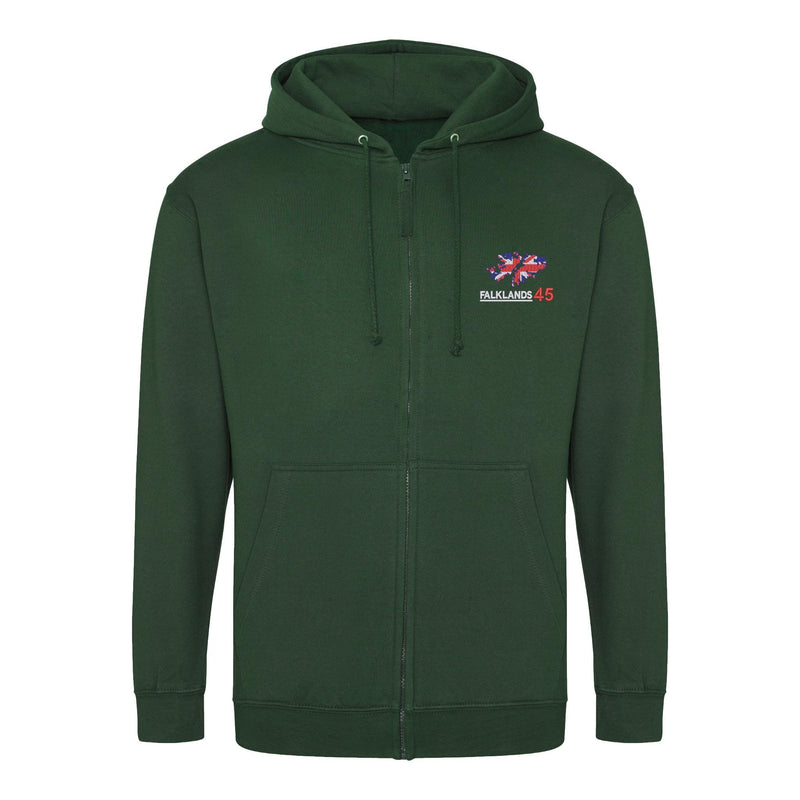 Falklands 45th Anniversary Zipped Hoodie