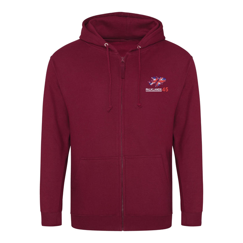 Falklands 45th Anniversary Zipped Hoodie