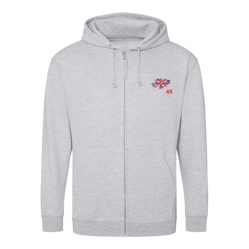 Falklands 45th Anniversary Zipped Hoodie