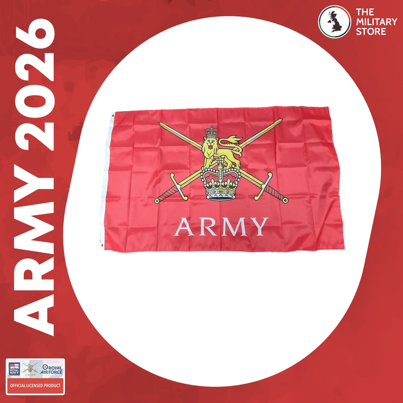 Army (Crossed Swords) printed 5' x 3' flag