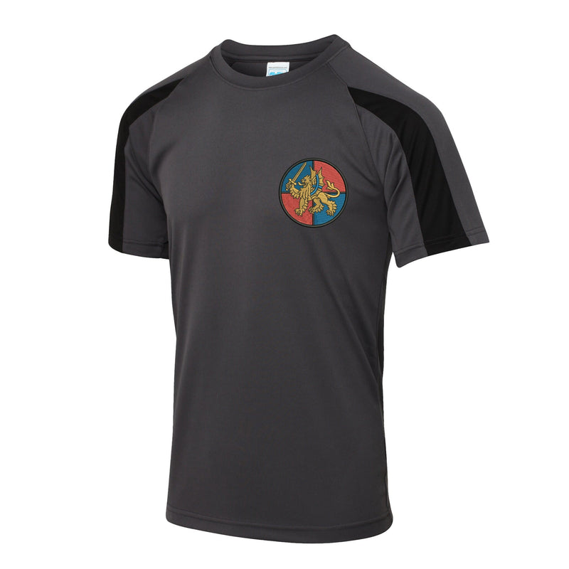 Force Troops Command Contrast Polyester T-Shirt