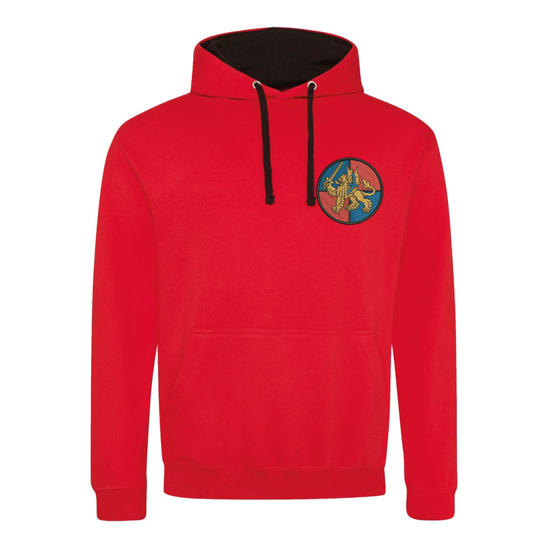 Force Troops Command Varsity Contrast Hoodie