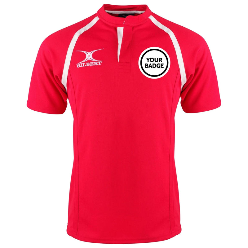 Gilbert Rugby Match Shirt - Choose Your Badge