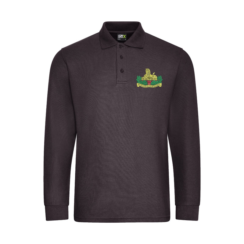 Gloucestershire Regiment Long Sleeve Polo Shirt