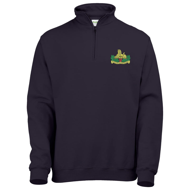 Gloucestershire Regiment Quarter Zip Sweatshirt