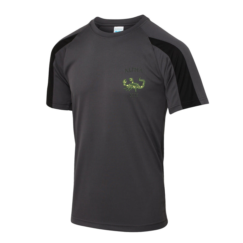Green Howards Alpha Company Contrast Polyester T-Shirt