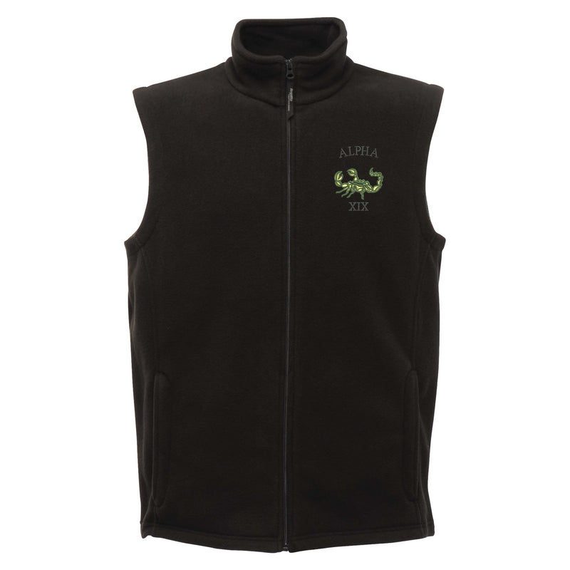 Green Howards Alpha Company Regatta Fleece Bodywarmer