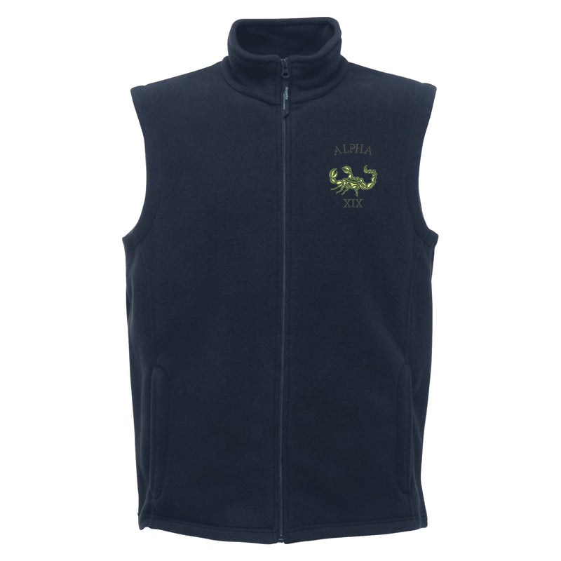 Green Howards Alpha Company Regatta Fleece Bodywarmer