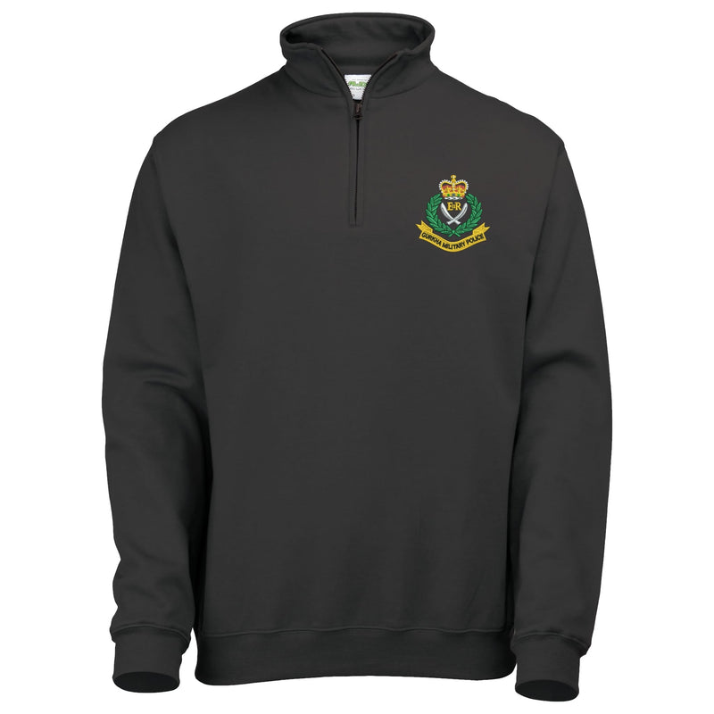 Gurkha Military Police Quarter Zip Sweatshirt