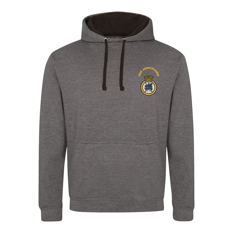 HMS Abercrombie Varsity Contrast Hoodie
