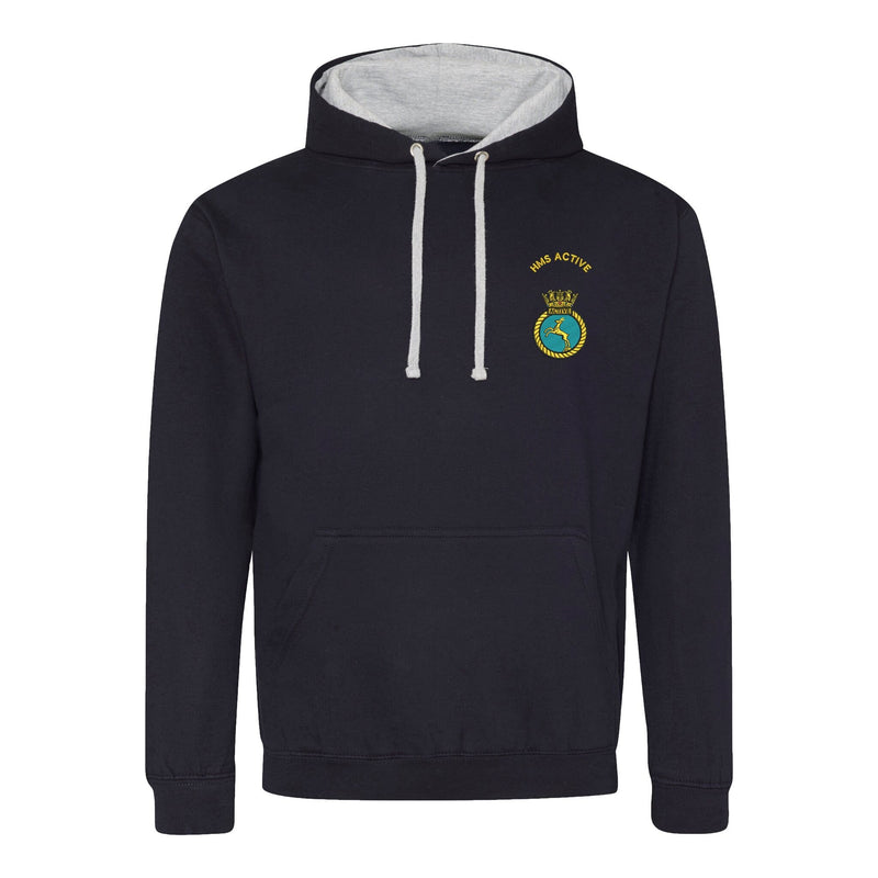 HMS Active Varsity Contrast Hoodie