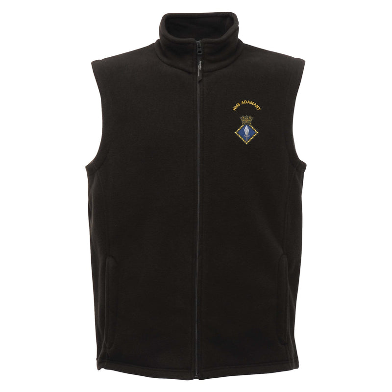 HMS Adamant Regatta Fleece Bodywarmer