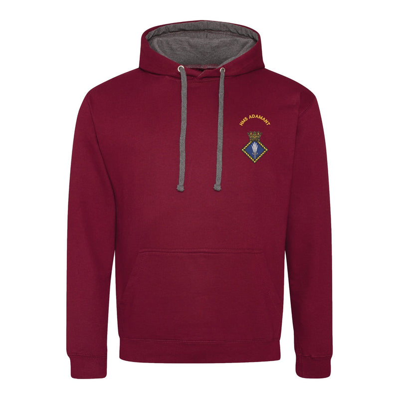 HMS Adamant Varsity Contrast Hoodie