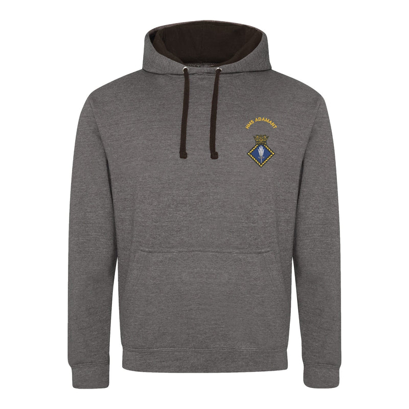 HMS Adamant Varsity Contrast Hoodie