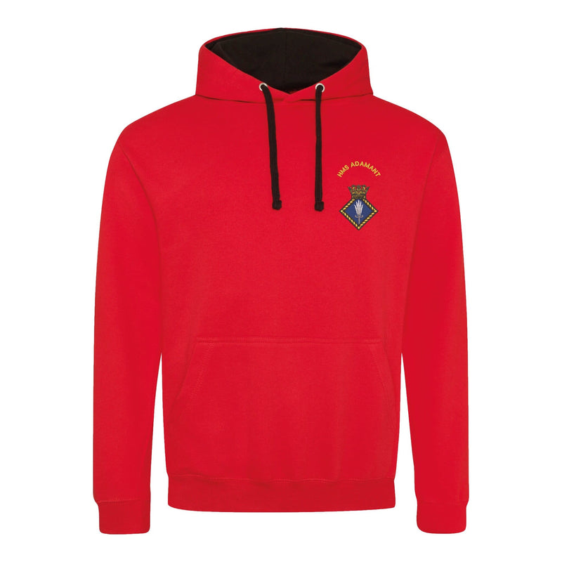 HMS Adamant Varsity Contrast Hoodie