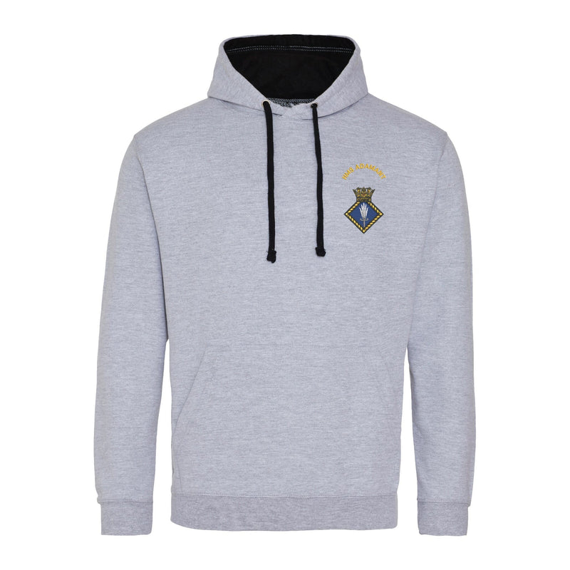 HMS Adamant Varsity Contrast Hoodie