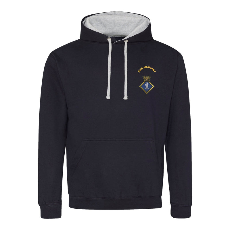 HMS Adamant Varsity Contrast Hoodie