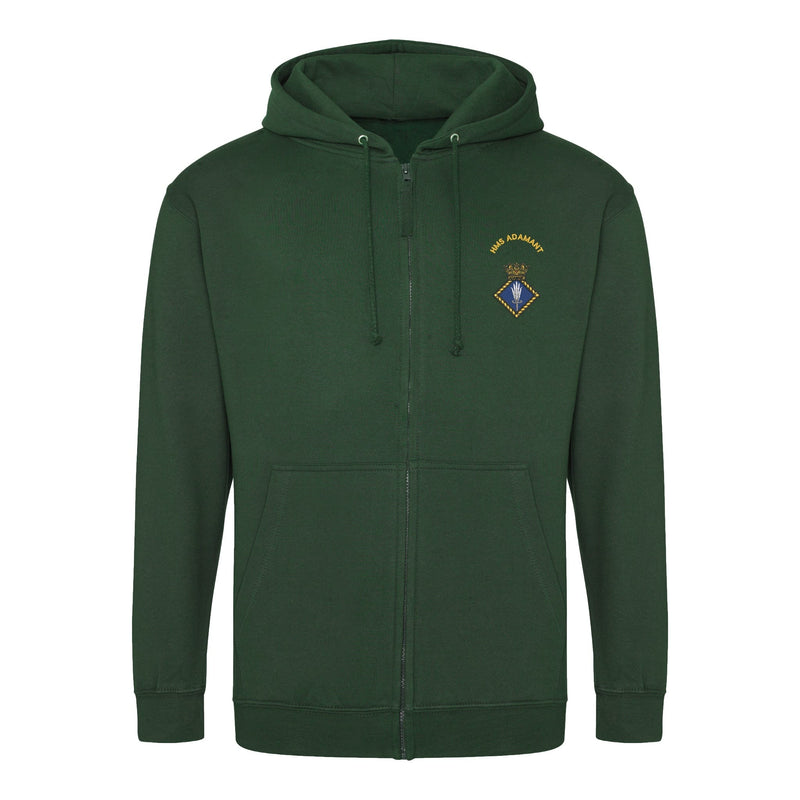 HMS Adamant Zipped Hoodie