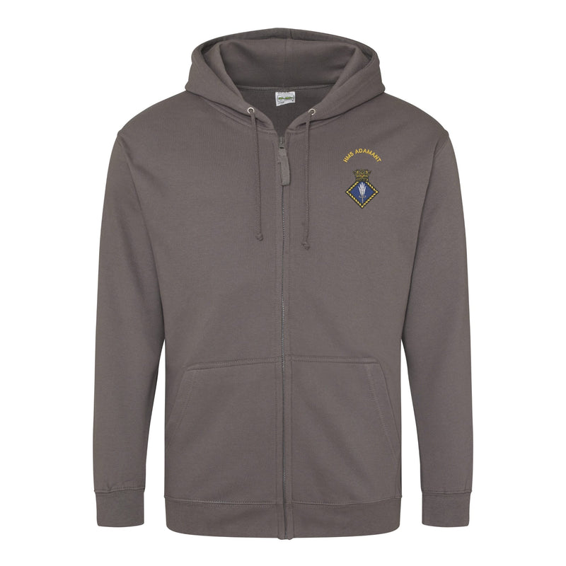 HMS Adamant Zipped Hoodie