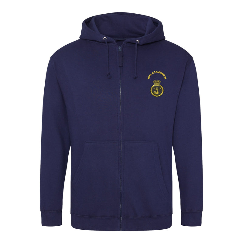 HMS Agamemnon Zipped Hoodie