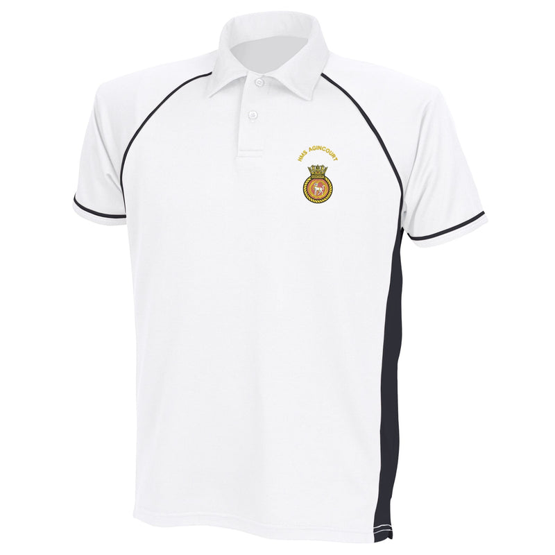 HMS Agincourt Performance Polo