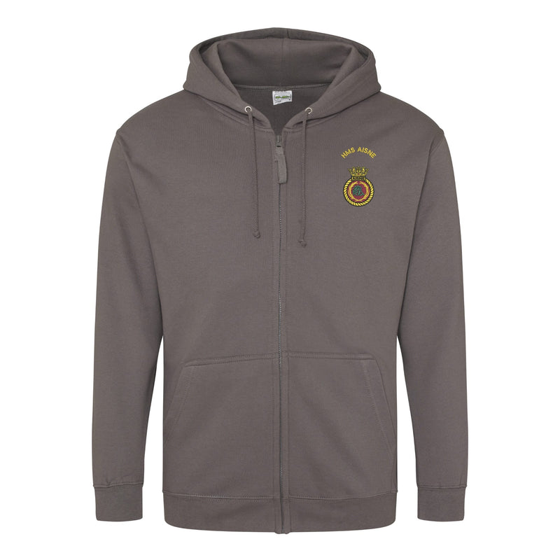 HMS Aisne Zipped Hoodie