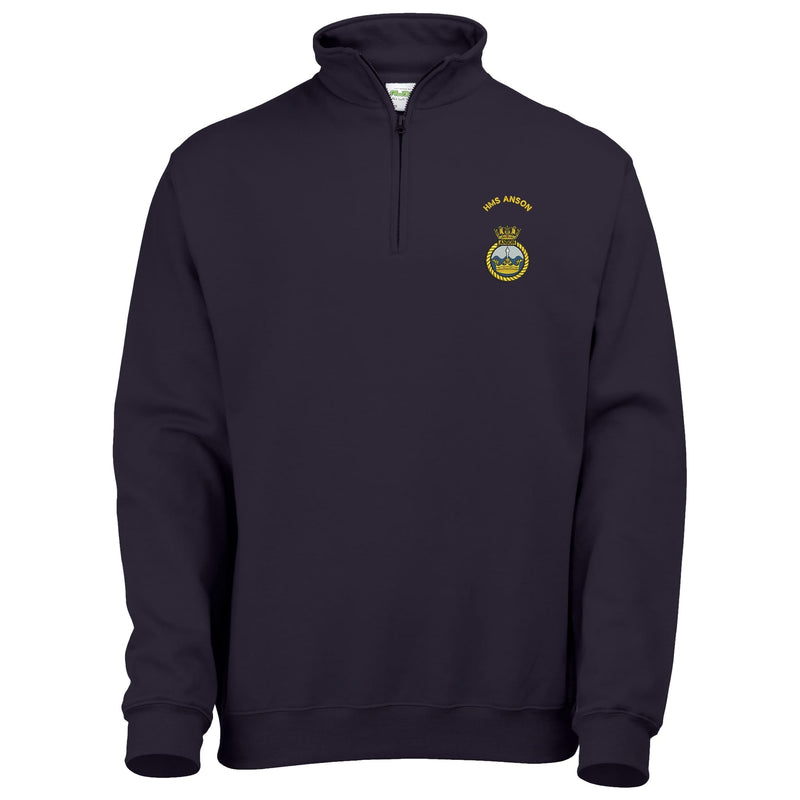 HMS Anson Quarter Zip Sweatshirt