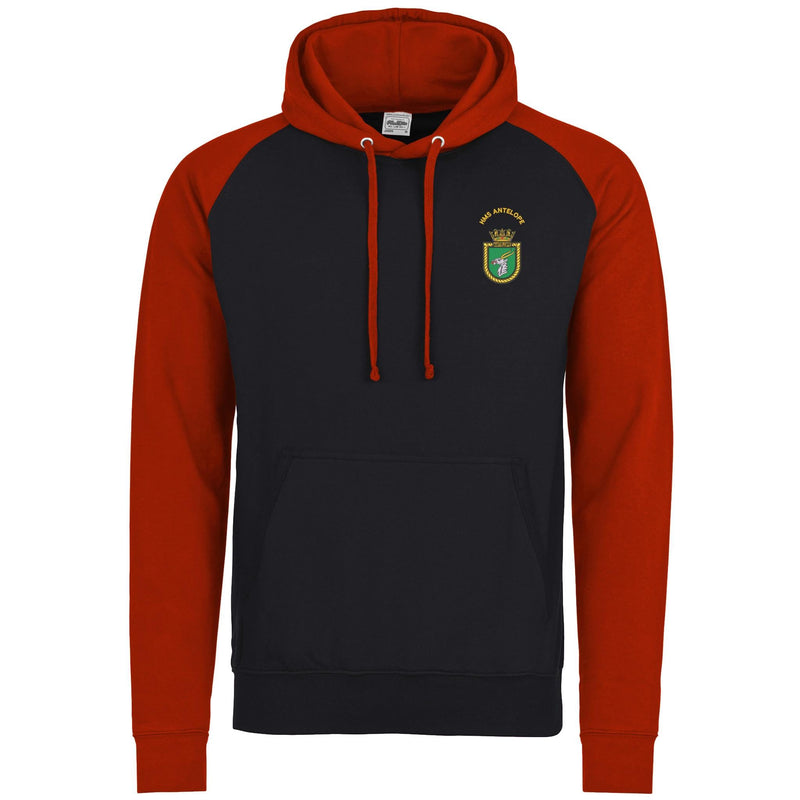 HMS Antelope Contrast Sleeves Hoodie