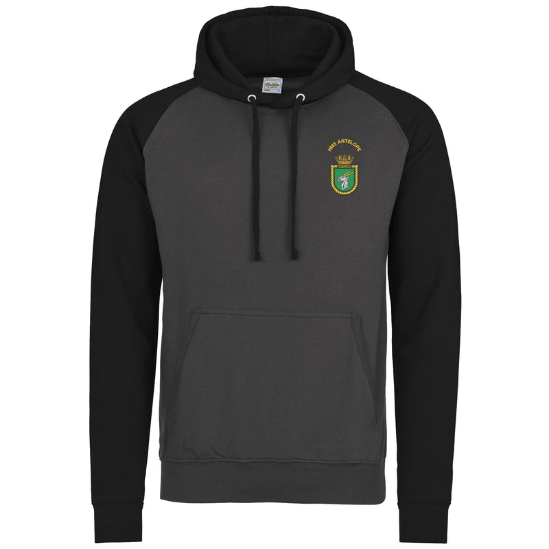 HMS Antelope Contrast Sleeves Hoodie