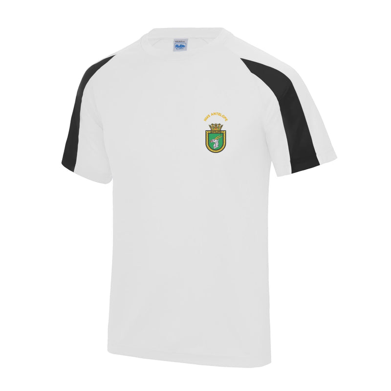 HMS Antelope Contrast Polyester T-Shirt