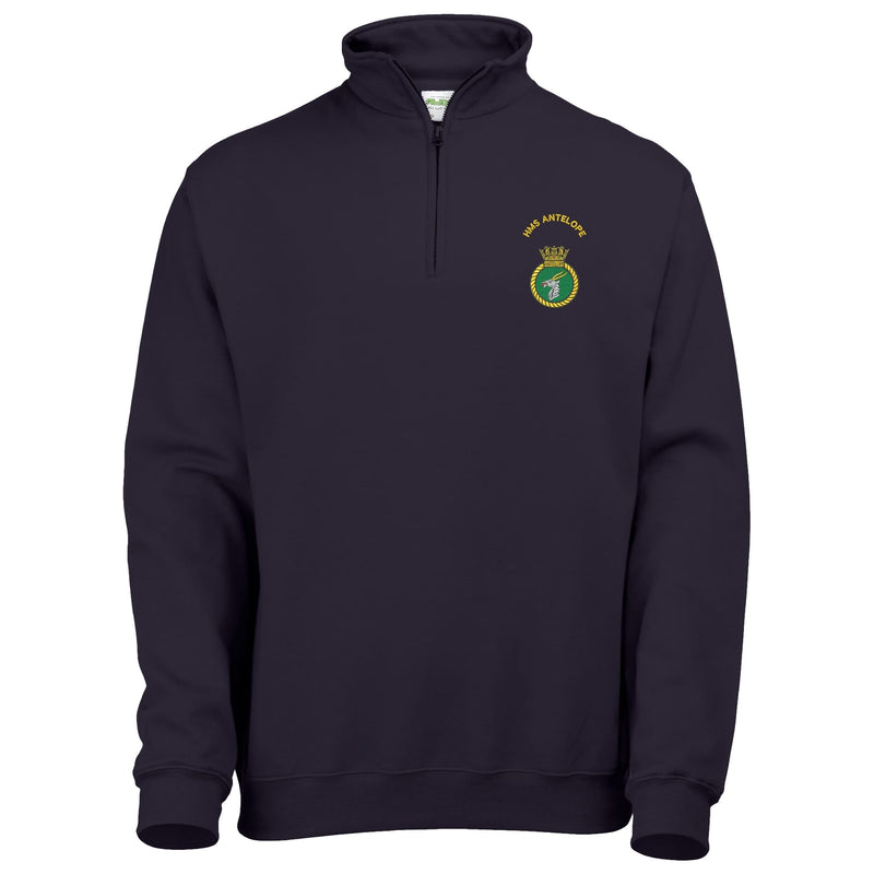 HMS Antelope Quarter Zip Sweatshirt