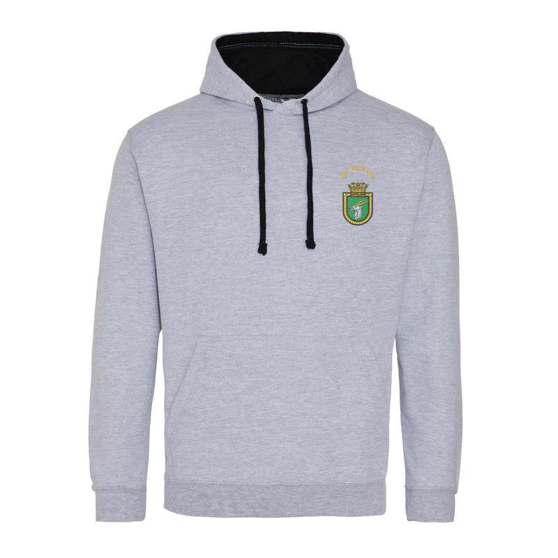 HMS Antelope Varsity Contrast Hoodie