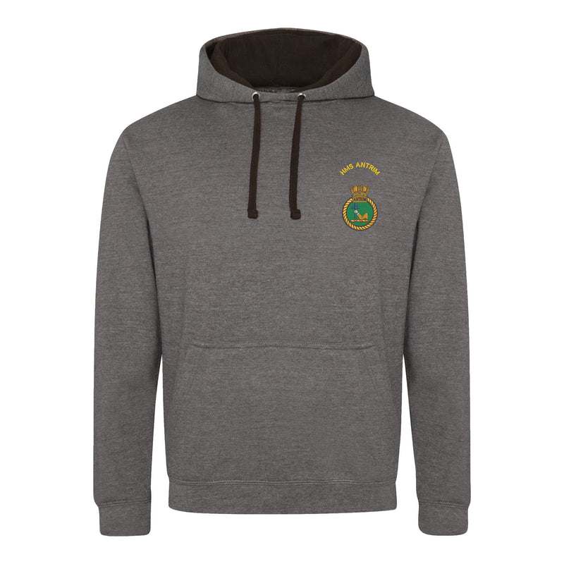 HMS Antrim Varsity Contrast Hoodie