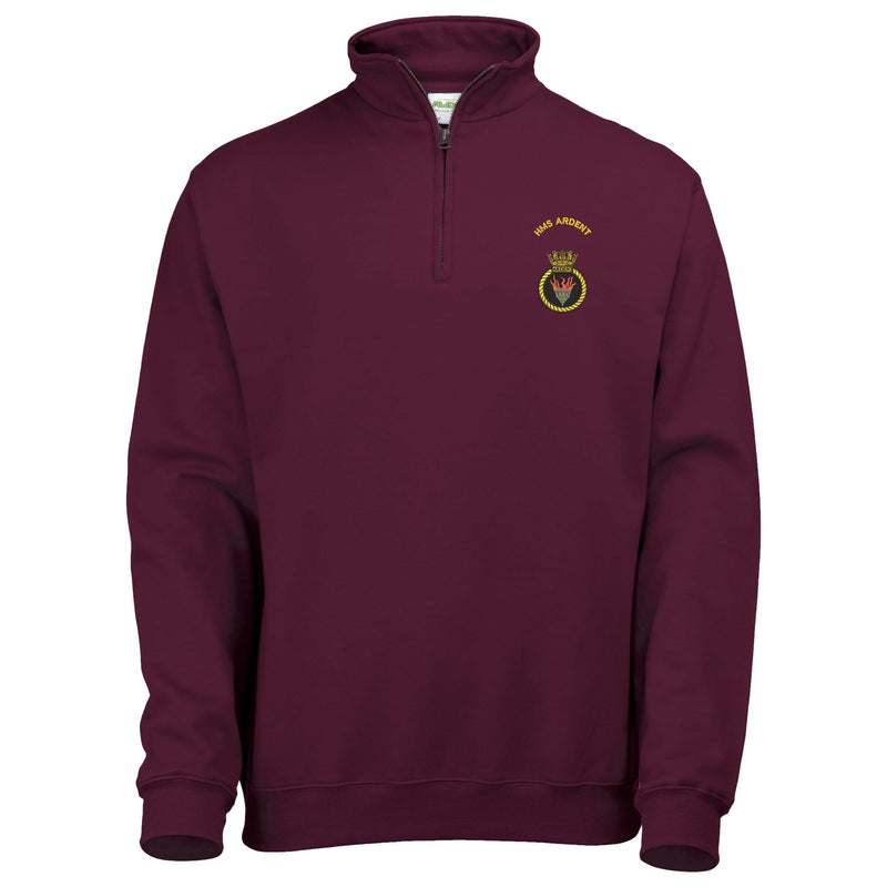 HMS Ardent Quarter Zip Sweatshirt