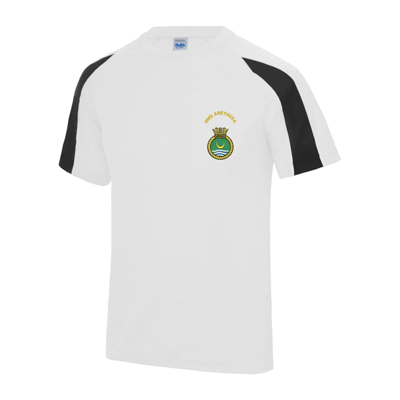 HMS Arethusa Contrast Polyester T-Shirt