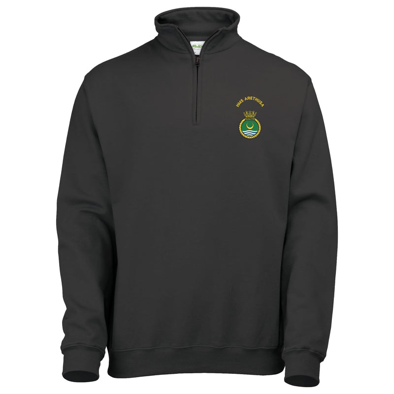 HMS Arethusa Quarter Zip Sweatshirt