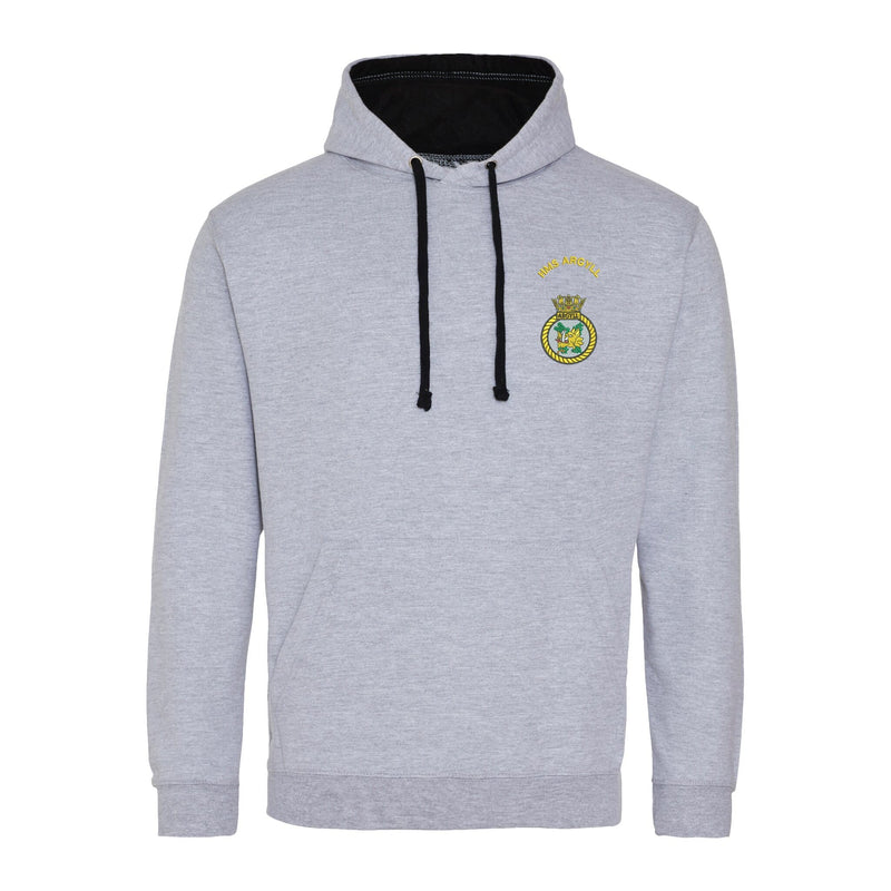 HMS Argyll Varsity Contrast Hoodie