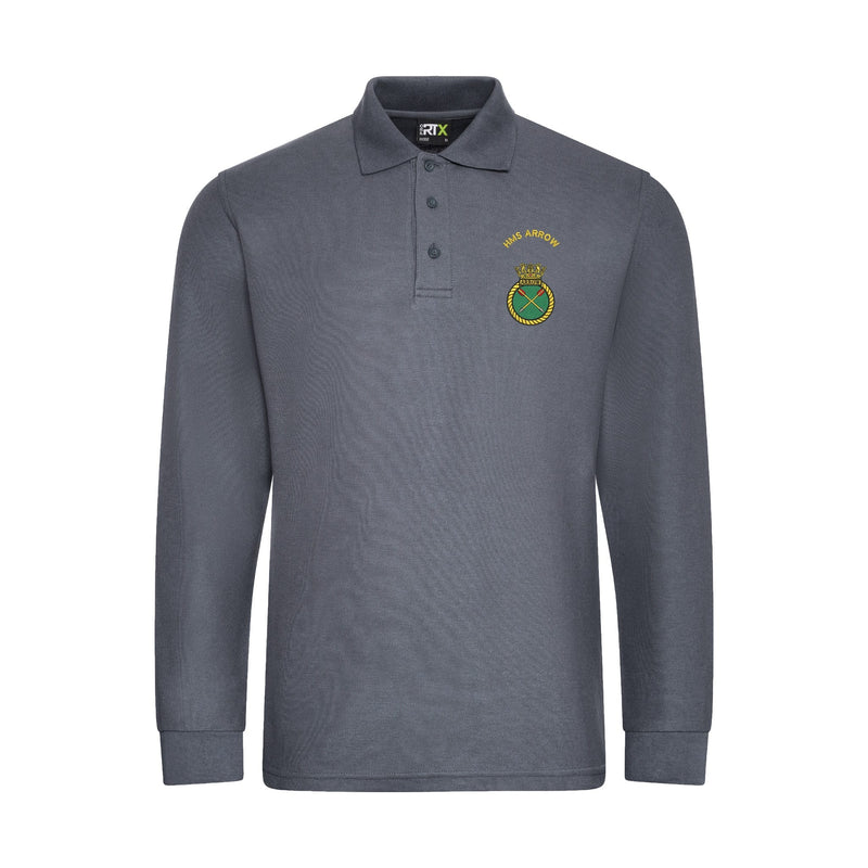 HMS Arrow Long Sleeve Polo Shirt