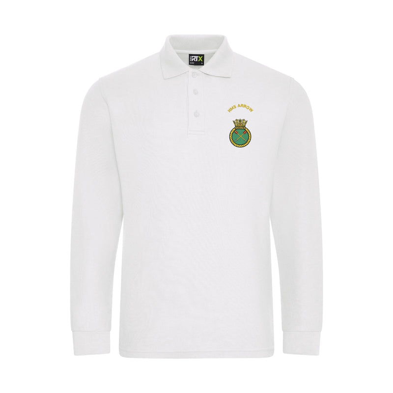 HMS Arrow Long Sleeve Polo Shirt