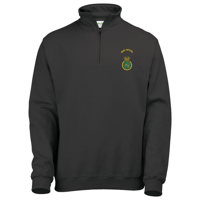 HMS Artful Quarter Zip Sweatshirt
