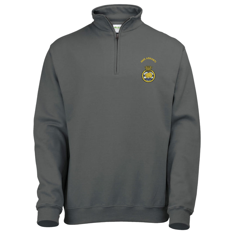 HMS Ashanti Quarter Zip Sweatshirt
