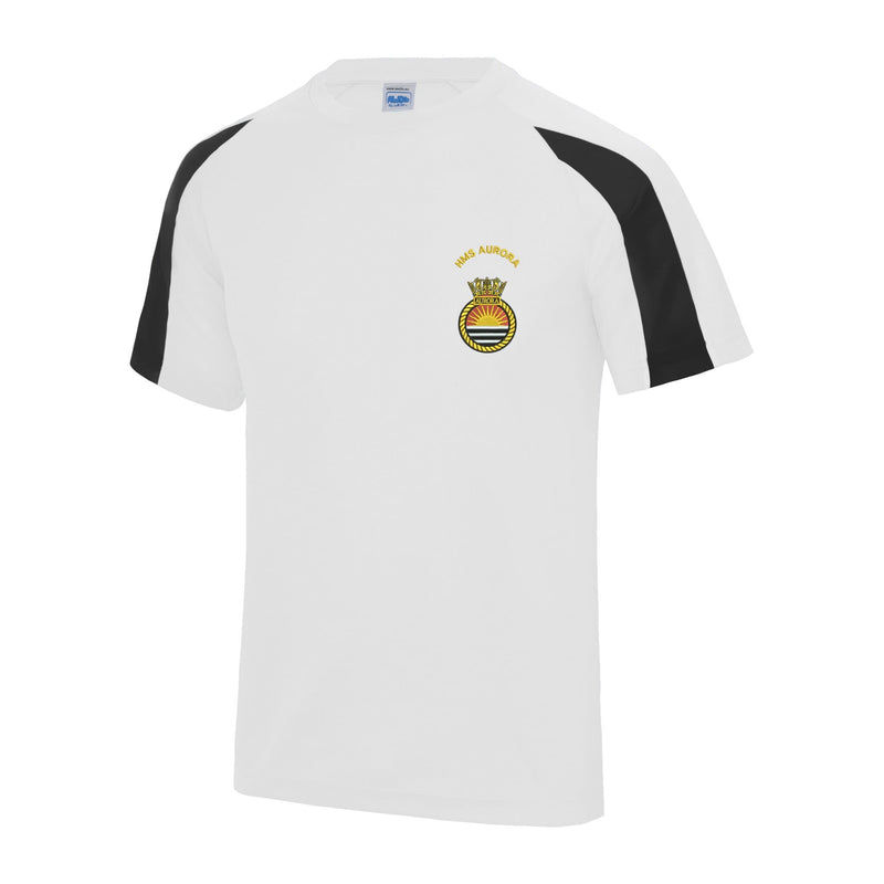 HMS Aurora Contrast Polyester T-Shirt