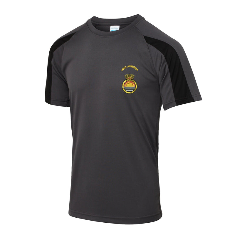 HMS Aurora Contrast Polyester T-Shirt