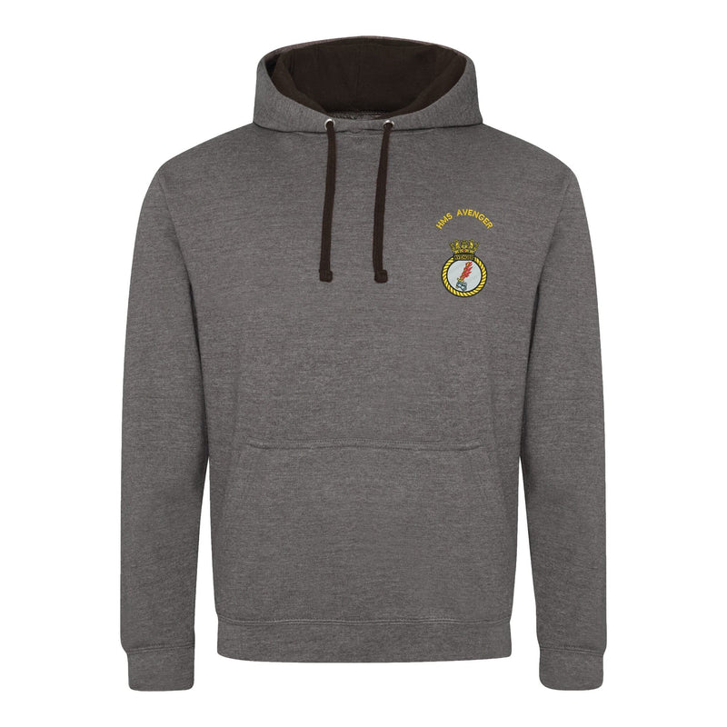 HMS Avenger Varsity Contrast Hoodie