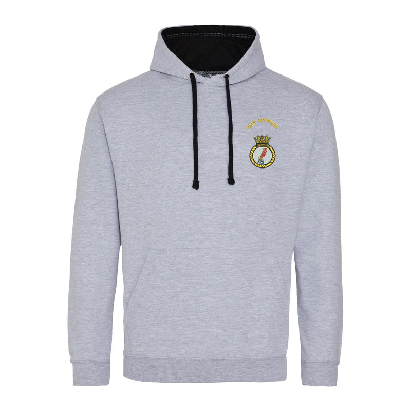 HMS Avenger Varsity Contrast Hoodie
