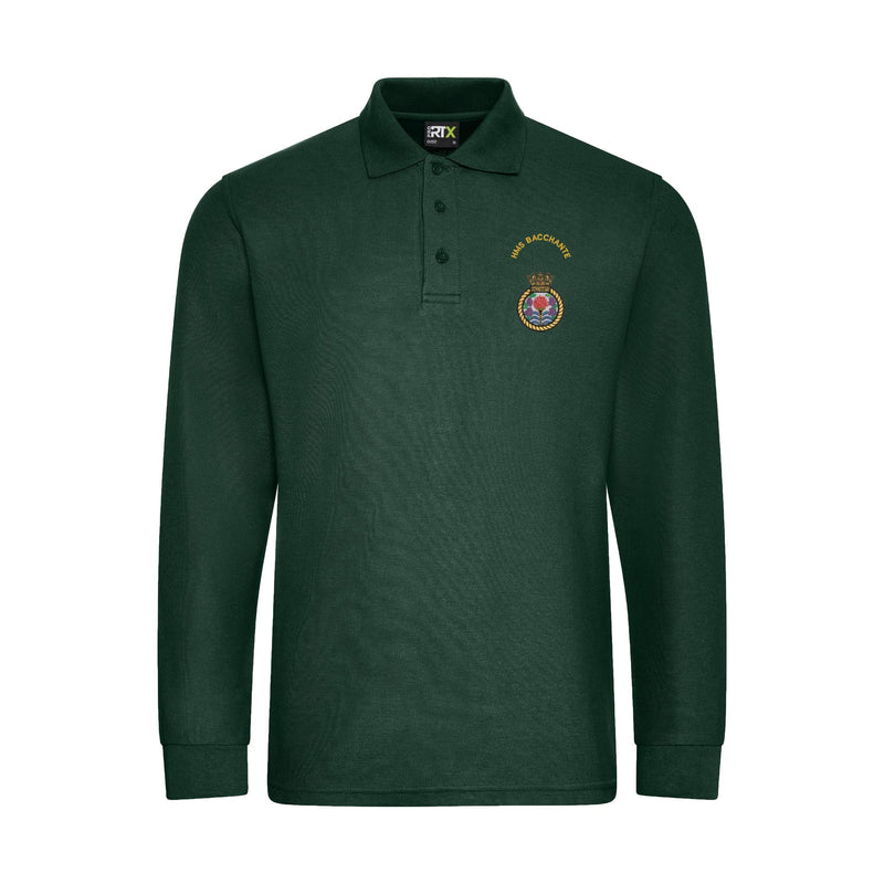 HMS Bacchante Long Sleeve Polo Shirt
