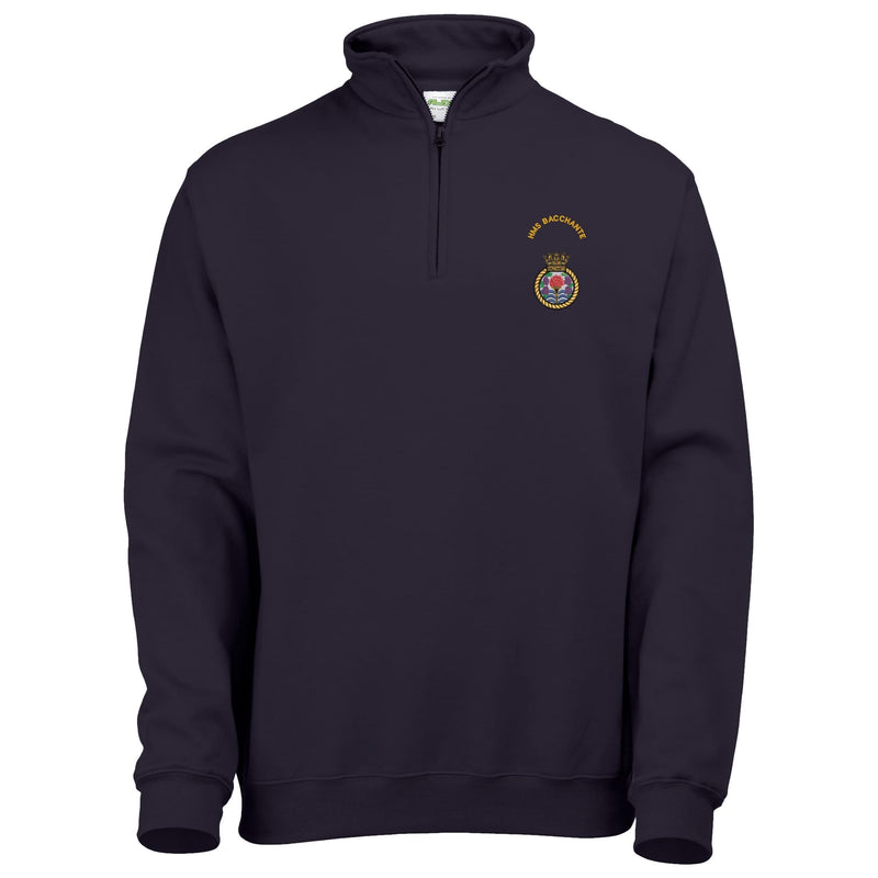 HMS Bacchante Quarter Zip Sweatshirt