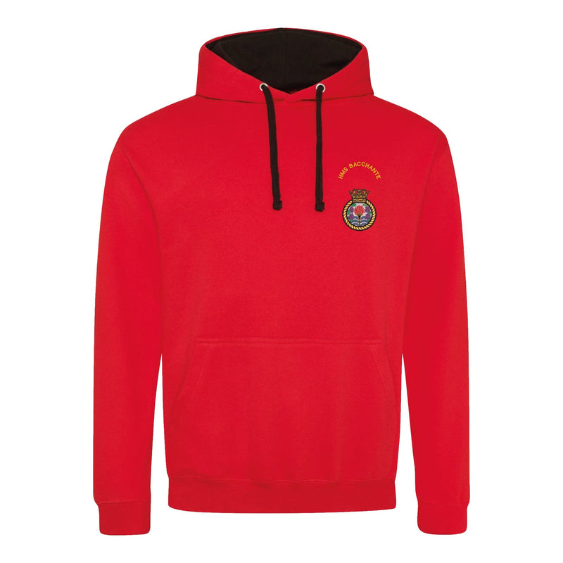 HMS Bacchante Varsity Contrast Hoodie