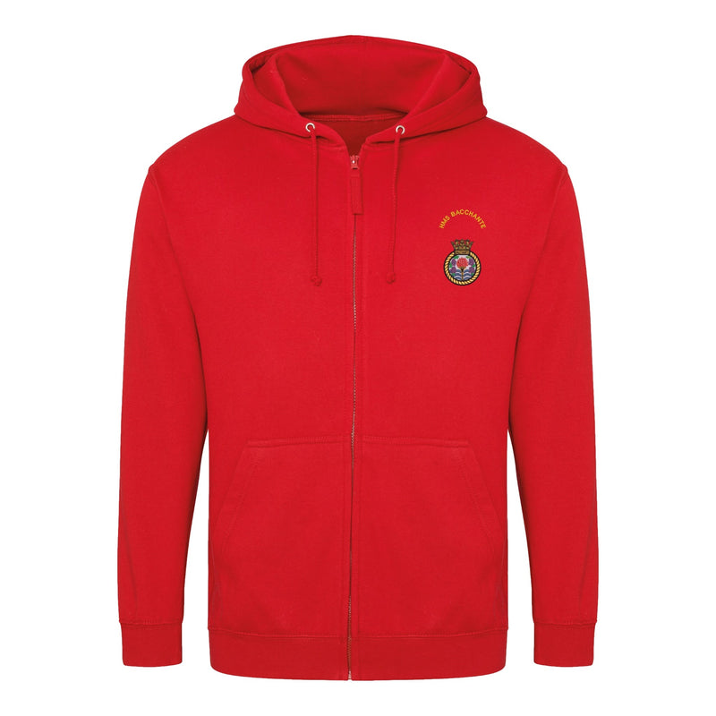 HMS Bacchante Zipped Hoodie